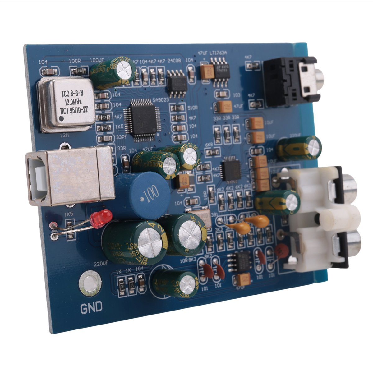 Audio Home Cinema - A64I MIni USB Decoder Board ES9028K2M+SA9023