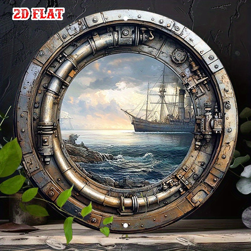 Home Cinema Classic - [2D Flat] Vintage Nautical Metal Wall