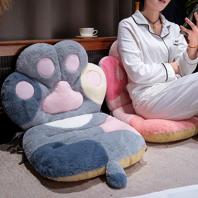 Home Cinema Chairs - Cute Creative Color Cat Paw Chair