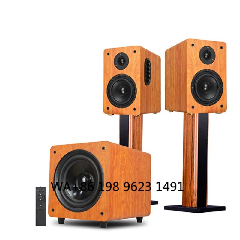 Audio Home Cinema - 8 Inch 150W RMS Wooden Powered