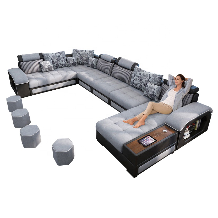 Home Cinema Sofa - New Arrival Modern Multifunction Adjustable U