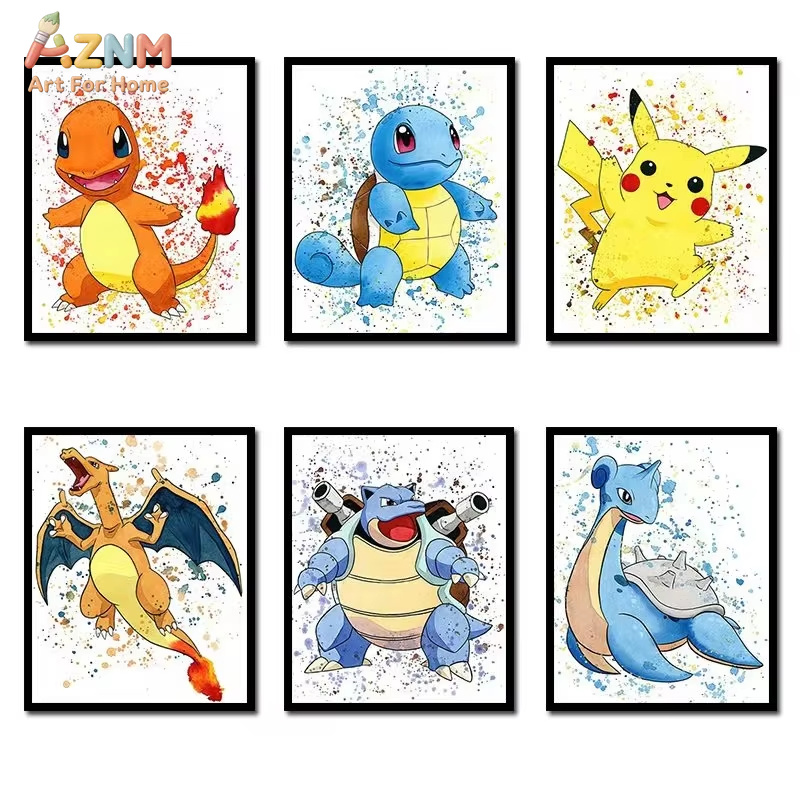 Home Cinema Classic - 1PC ，Anime Pokemon Canvas Painting Bulbasaur
