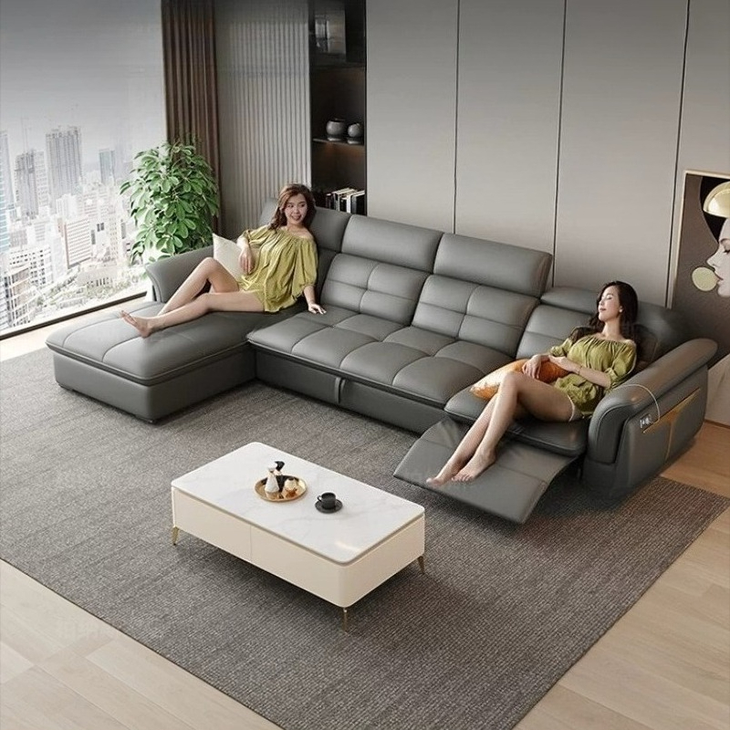 L-Shaped Multifunctional Itali - Home Cinema Sofa 评论和价格