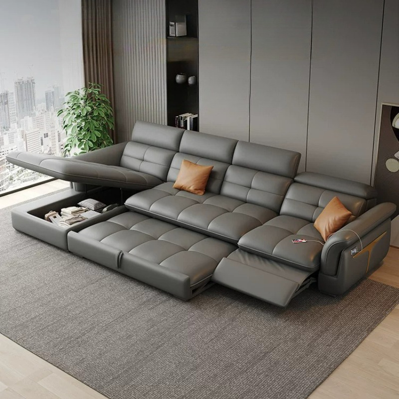 L-Shaped Multifunctional Itali - Home Cinema Sofa 评论和价格