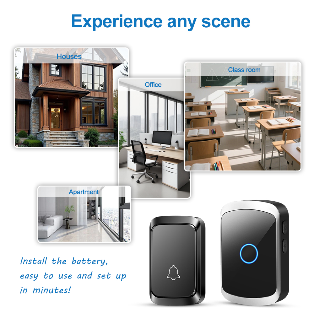 Smart Wireless Doorbell Door C - Home Cinema Kit 评论和价格