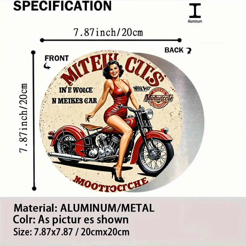 Vintage Motorcycle Aluminum Wa - Home Cinema Classic 评论和价格