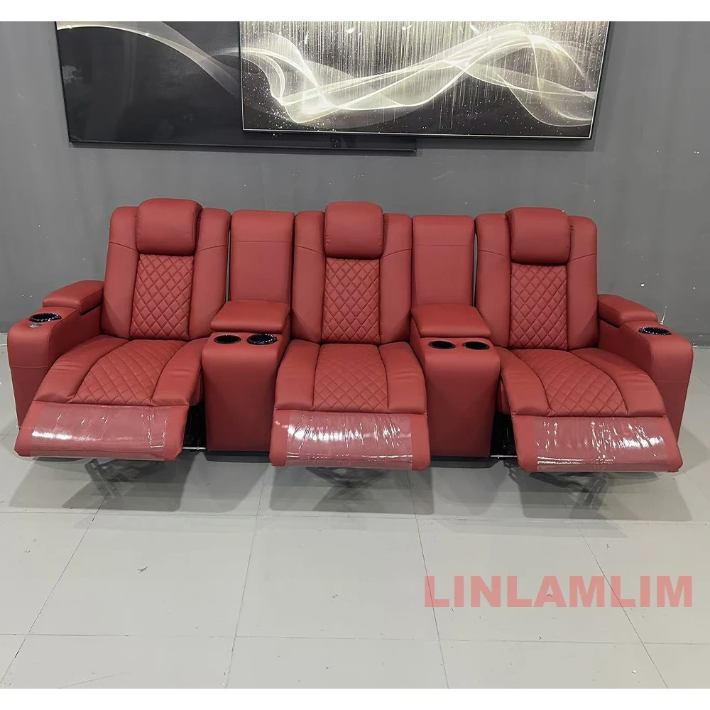 Linlamlim Luxury 3-Seat Reclin - Home Cinema Sofa 评论和价格