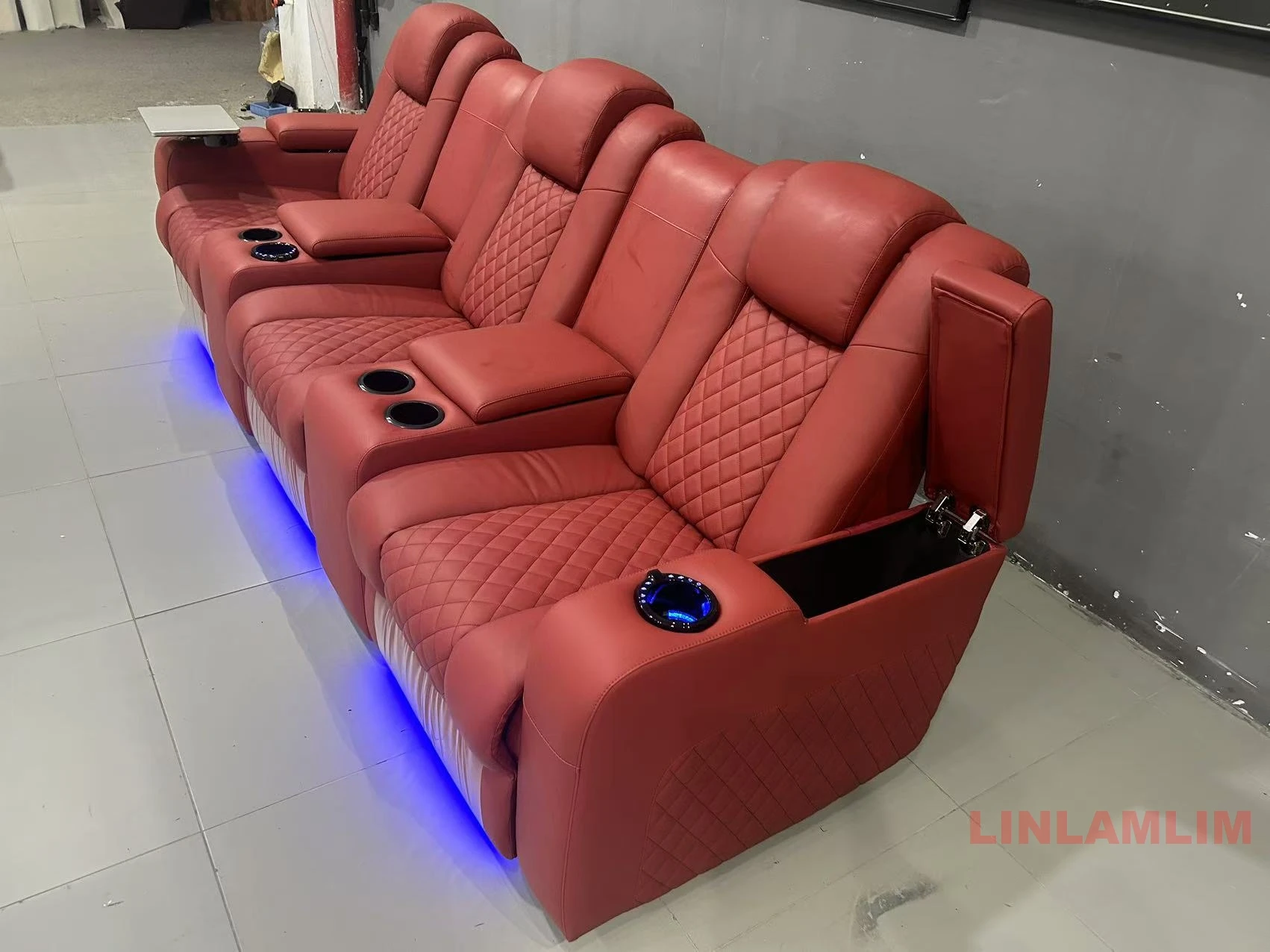 Linlamlim Luxury 3-Seat Reclin - Home Cinema Sofa 评论和价格