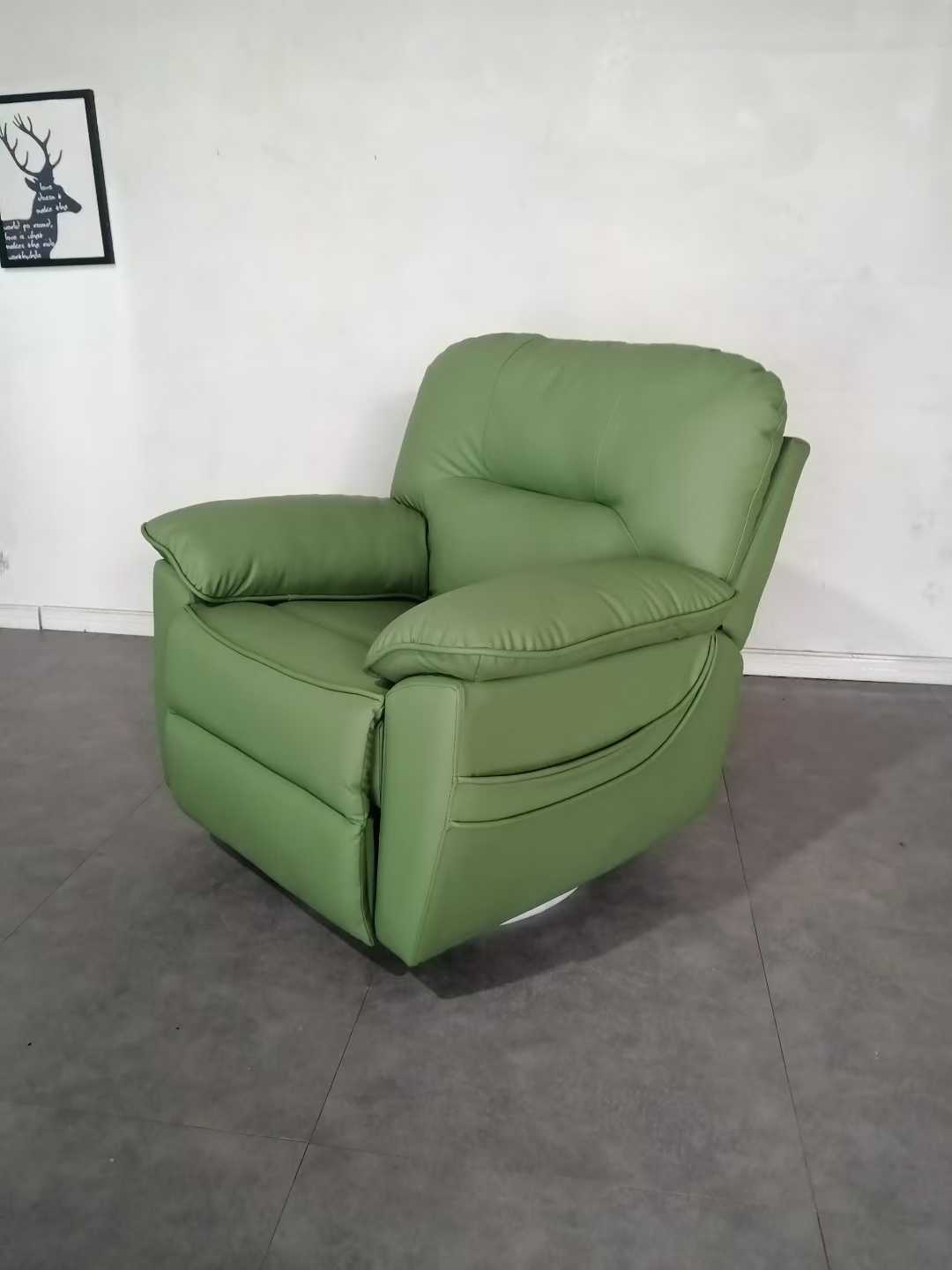 Synthetic Leather Metal Frame  - Home Cinema Recliner Chairs 评论和价格