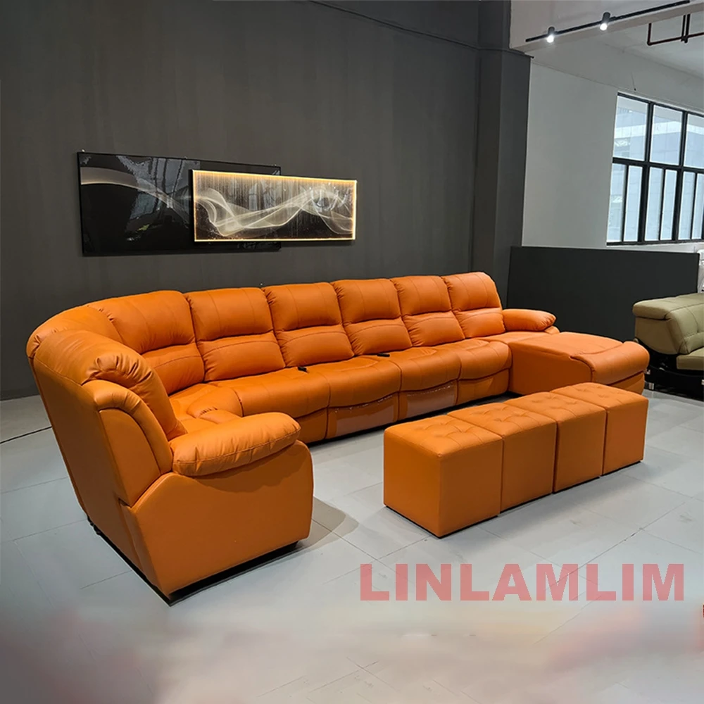 Luxury Oversized Sectional Rec - Home Cinema Sofa 评论和价格