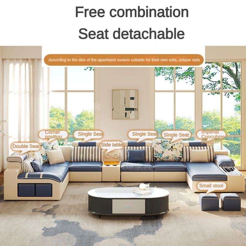 Latest Living Room Sofa Set Mo - Home Cinema Sofa 评论和价格