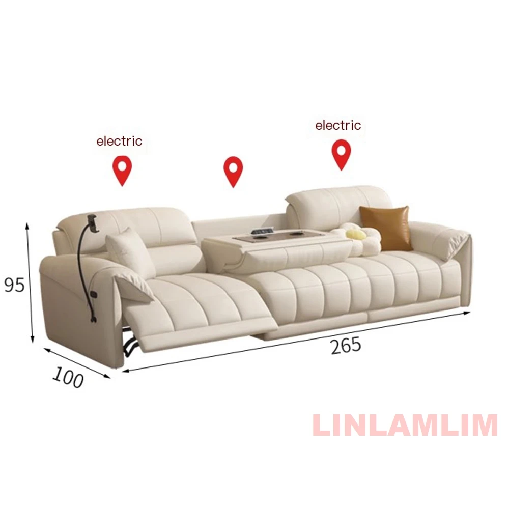 Modern Electric Reclining Sofa - Home Cinema Sofa 评论和价格