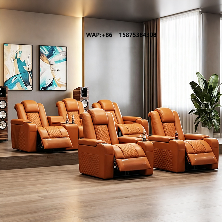 KMJ 3 Seats Multi-Functional D - Home Cinema Recliner Chairs 评论和价格