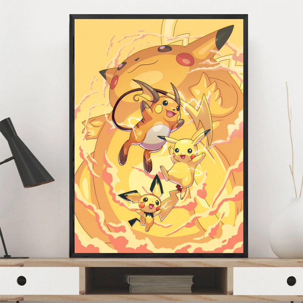 1PC frameless, Painting Pokemo - Home Cinema Classic 评论和价格
