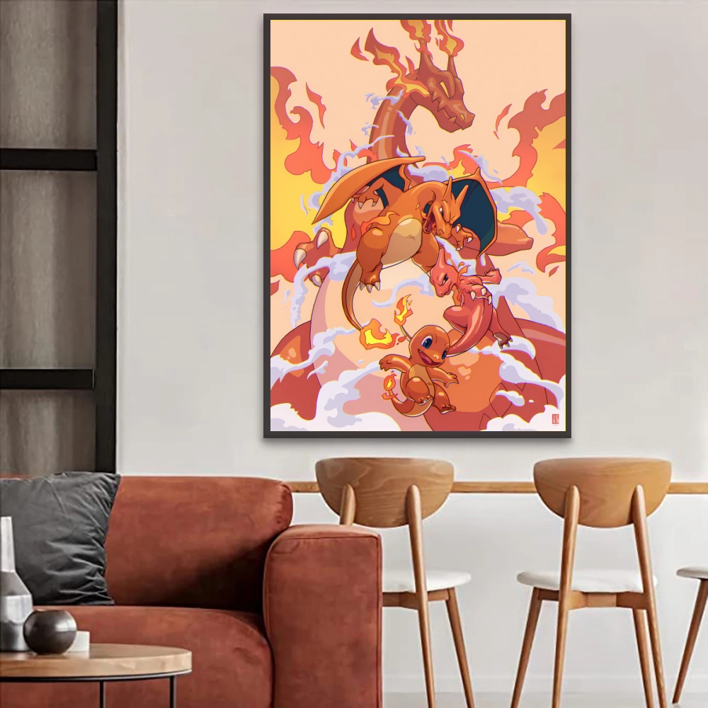 1PC frameless, Painting Pokemo - Home Cinema Classic 评论和价格