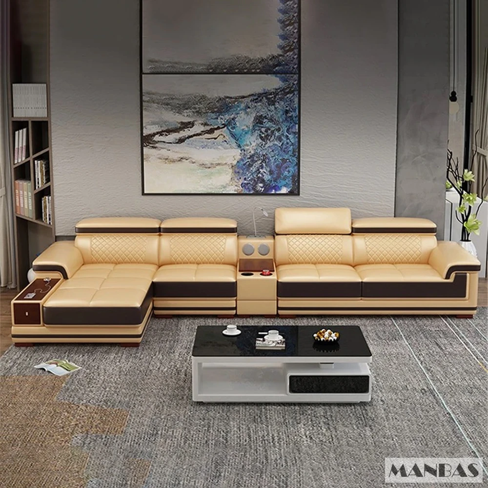 Modern Luxury Genuine Leather  - Home Cinema Sofa 评论和价格
