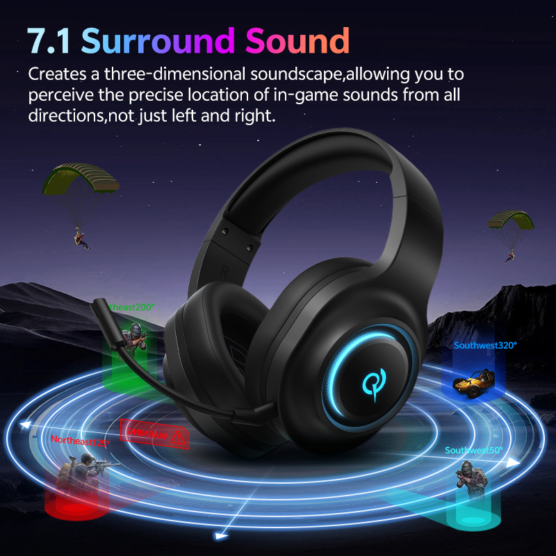 QCY Heroad V200 Gaming Headset - Soundbar Bluetooth Home 评论和价格