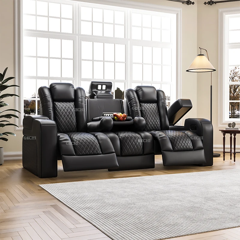 Luxury Theater Furniture Black - Home Cinema Recliner Chairs 评论和价格
