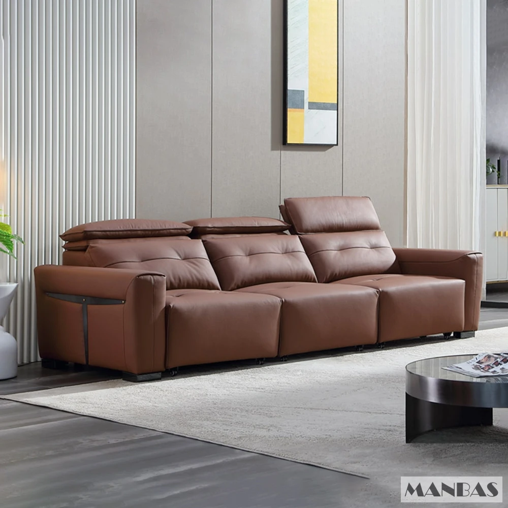 Genuine Leather Electric Conve - Home Cinema Sofa 评论和价格