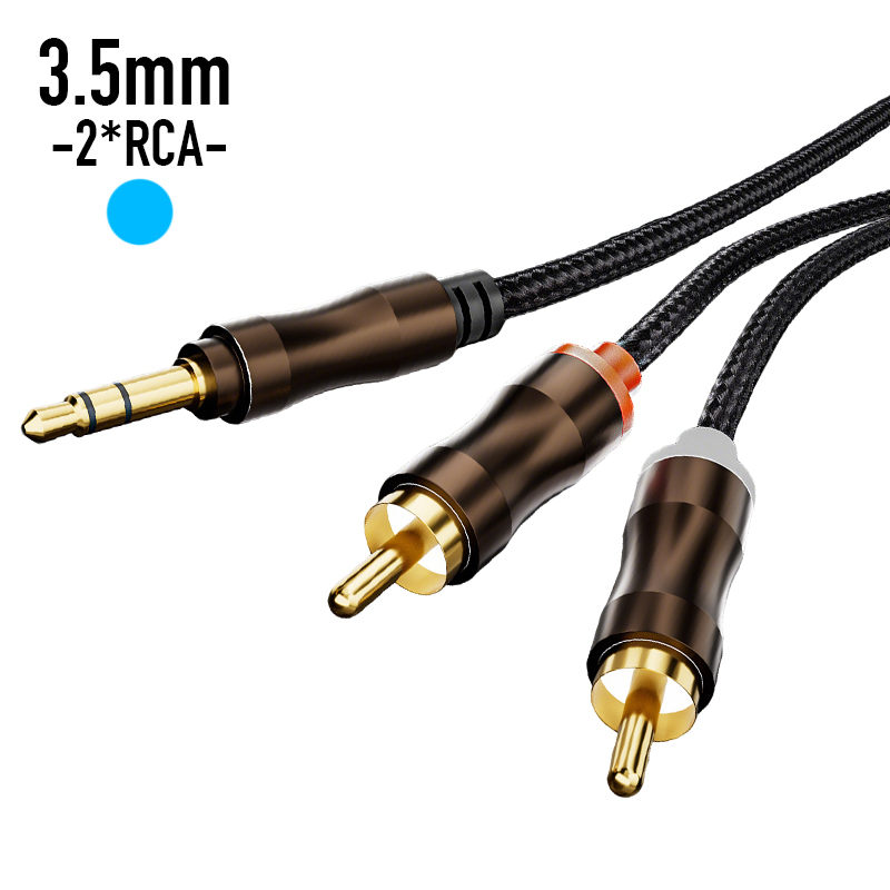RCA To 3.5 mm Jack Aux Audio C - Home Cinema Solution 评论和价格