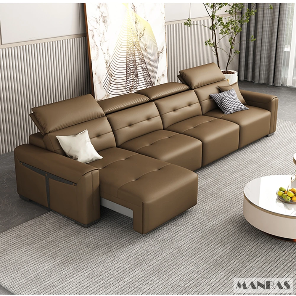 MINGDIBAO Genuine Leather Elec - Home Cinema Sofa 评论和价格