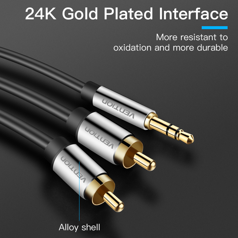 Vention RCA Cable 3.5 to 2rca  - Home Cinema Solution 评论和价格